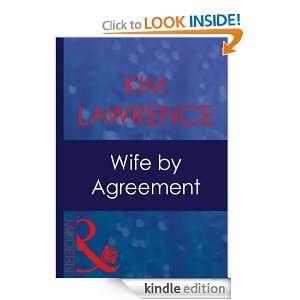 Wife by Agreement Kim Lawrence  Kindle Store