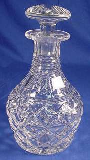 Vintage Stuart Crystal 9 Spirit/Whiskey Decanter WAVERLEY NEW  