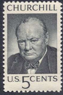 US 1264 Mint NH VF 5 Cent Winston Churchill  