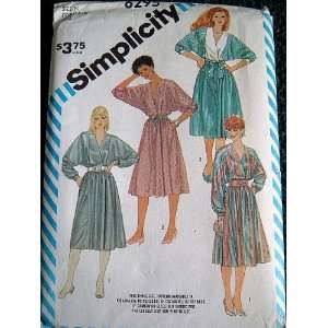   WITH SLEEVE VARIATIONS SIZE 10 12 14 SIMPLICITY SEWING PATTERN 6295