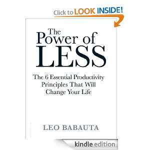   That Will Change Your Life Leo Babauta  Kindle Store