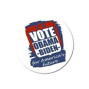  VOTE OBAMA / BIDEN FOR AMERICAS FUTURE Pinback Button 1 