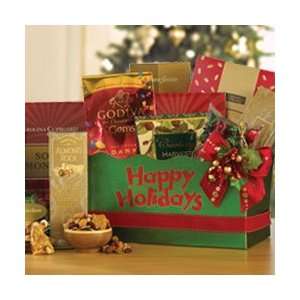 Happy Holidays To You! Gourmet Food Christmas Gift Basket:  