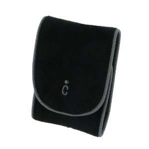  Suede (Black) Holster Case for Casio Exilim EX Z700 7MP 