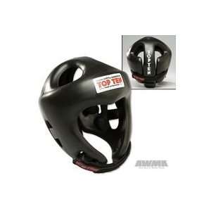  TOP TEN Competition Head Guard   Black: Sports & Outdoors