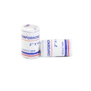 Americo 74000 Conforming Bandage, Each bag contains 12 Rolls, White 
