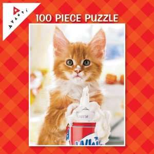   Whip Cream 100 Piece Mini Jigsaw Puzzle   Avanti Series: Toys & Games