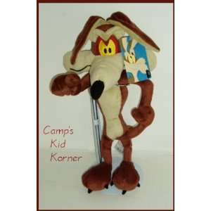  Looney Tunes Wyle Coyote 13 Stuffed Plush   Warner Bros 