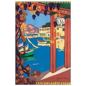  LEte Sur La Cote dAzur Giclee Poster Print by Guillaume 