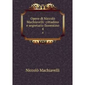   Boni, Gio. Battista (Giovanni Battista), 1766 1831 Machiavelli Books