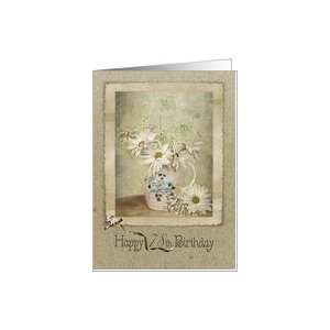  78th birthday daisy bouquet vintage Card Toys & Games