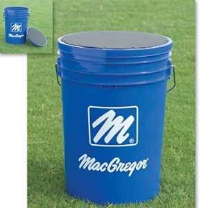 Macgregor Bucket Filled W/3 Dozen Baseballs Sports 