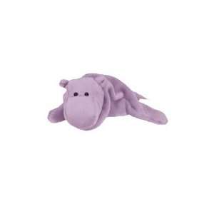  Ty Beanie Babies   Happy the Lavender Hippo Toys & Games