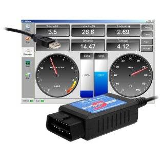   USB OBD II Scan Tool & OBDWiz Engine Diagnostic Software (423001