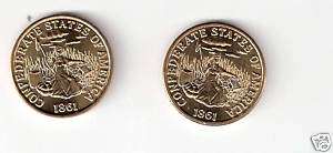 REPLICA) $5 CONFEDERATE COIN (RESTRIKE)  