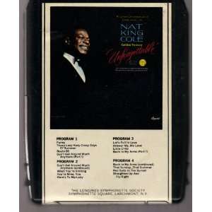   : Nat King Cole Unforgettable 8 Track Cassette Tape: Everything Else