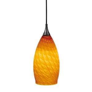  Vaxcel Euro 1 Light Pendant in Dark Bronze   PD53310DB 