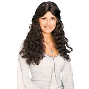 Lets Party By Rubies Costumes Arwen Wig   Lord of the Rings / Brown 