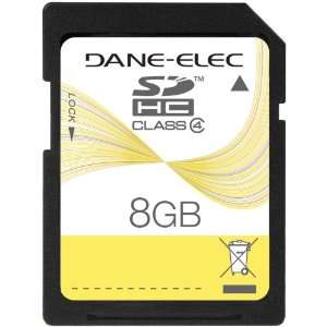  Dane Elec DA SD 8192 C Secure Digital Card 8 GB