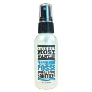  Natures Most Wanted   Peppermint Posse   Hand Sanitizer 