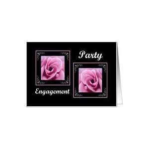Engagement Party   Pink Roses Card