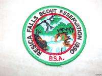 RESICA FALLS SCOUT RESERVATION 1990 BOY SCOUT PATCH BSA NEW  