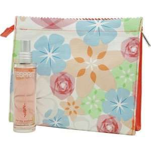   For Women. Set edt Spray 1.7 Ounces & Flower Print Pouch Bag: Beauty