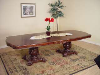108 Mahogany Dining Conference Table Double Pedestal  