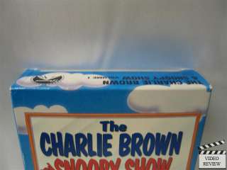 Charlie Brown and Snoopy Show, The Volume 1 VHS 097368370333  