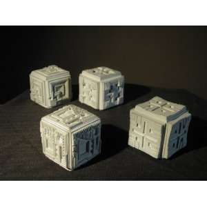  Frank Lloyd Wright Cube Paperweights (Set of 4) Office 