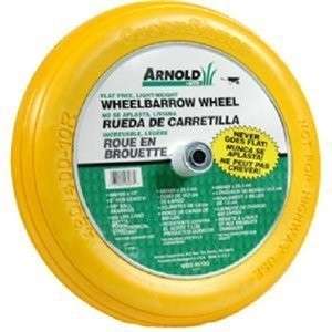   barrow Wheel/Tire Flat Free High Visibility Yellow, 480/400 10  