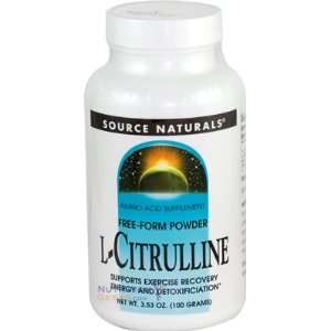  Source Naturals L Citrulline, 100 Gram: Health & Personal 