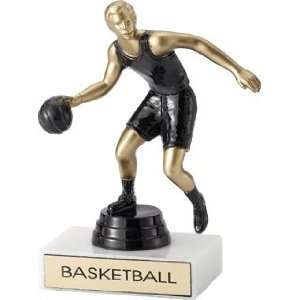     6â€ Black Uniformed Boys Basketball Trophy: Sports & Outdoors