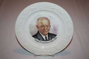 Vintage Dwight D. Eisenhower 1890 1969 Collectors Plate  
