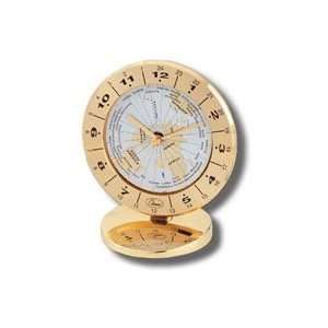  Brass World Time Clock