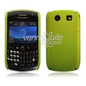 GREEN HARD ARMOR SHIELD + LCD SCREEN PROTECTOR for BLACKBERRY CURVE 