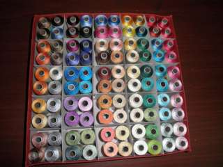 100 Spools Embroidery Machine Thread  100 colours  