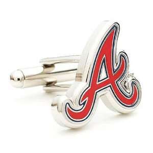  Atlanta Braves MLB Logod Executive Cufflinks w/Jewelry 
