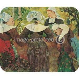  Artist Paul Gauguin Four Breton Women MOUSE PAD Office 