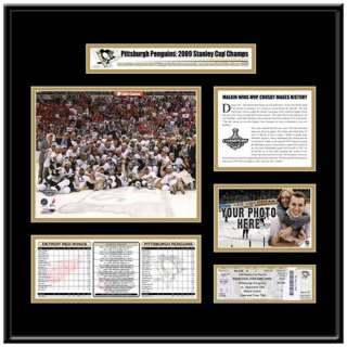 Pittsburgh Penguins 2009 NHL Stanley Cup Champions Ticket Frame  