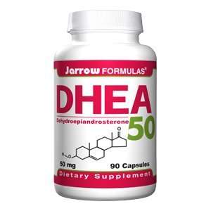 Jarrow Formulas DHEA, 50 mg Size 90 Capsules Health 