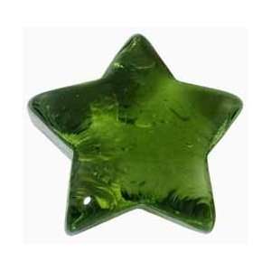  Fire and Light Glass Star   Olive