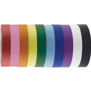  KraftTape Colored Tape Rolls   10 pk 