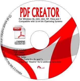 PDF CREATOR 2011 EDIT, CONVERT, MERGE SOFTWARE SUITE CD  