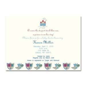  A Prince Is On His Way! Baby Shower Invitation (Boy 