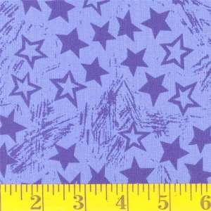  45 Wide Woodwinds Stars Blue Fabric By The Yard: Arts 