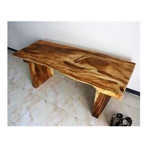  Monkey Pod Wood Bench   BCH481818 Parent: Home & Kitchen
