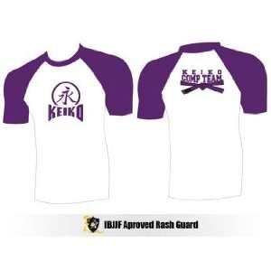  Keiko IBJJF Rash Guard   SS Purple