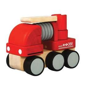  Wooden Mini Fire Engine Toys & Games