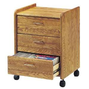  Wood Technology CM Series Stackable Multimedia Storage 